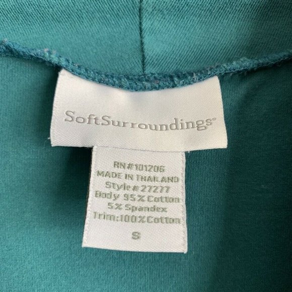 Soft Surroundings Double Layer Wrap Tunic Cowl Neck Size Small - Picture 2 of 4